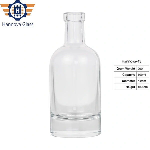 Fruit Juice Beverage Bottles Glass Manufacturer Wholesale 100ml Screen Printing Glass Bottle