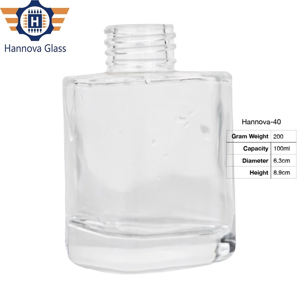 Wholesale Customized 200ml Triangle Reed Diffuser Glass Bottle Transparent or Custom Color Aromatherapy Bottle