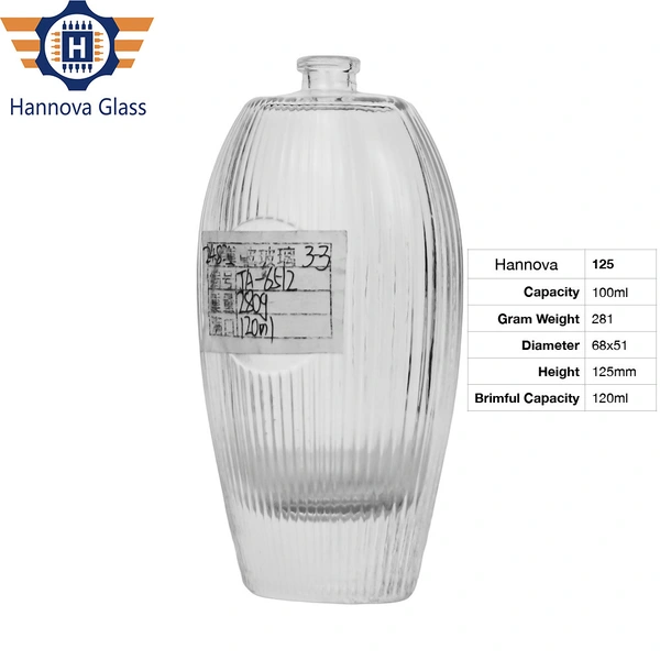 Wholesale Custom Label Design 100ml Glass Bottle Luxury Small Unique Glass Perfume Refill Bottle With Nozzle Cap